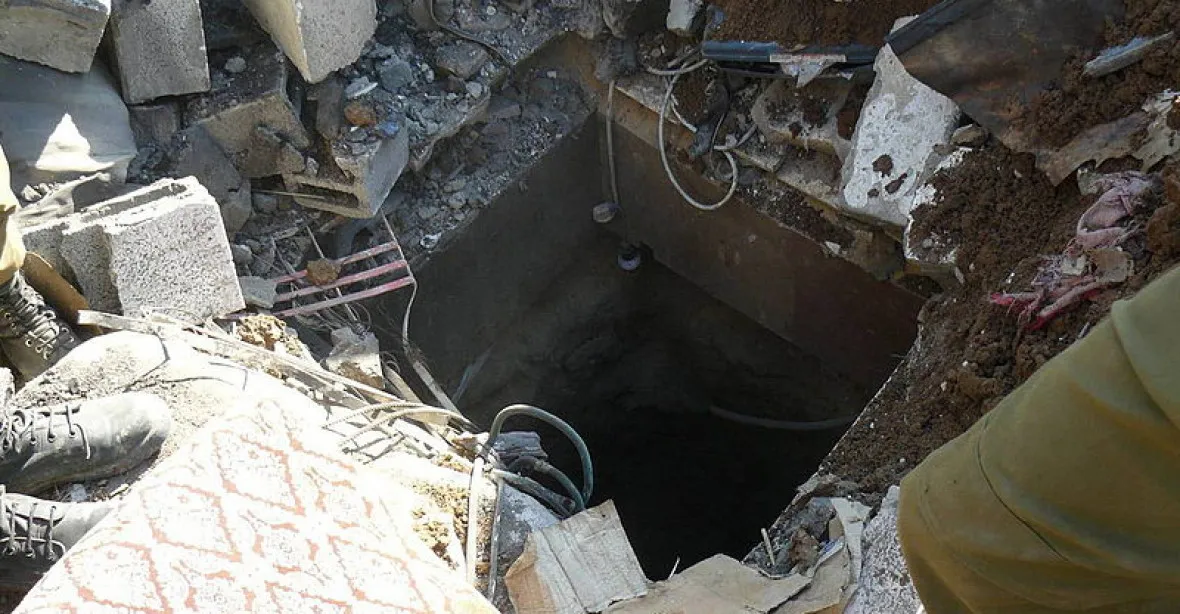 Podzemní tunely v Gaze. Mají elektřinu i telefonní linky