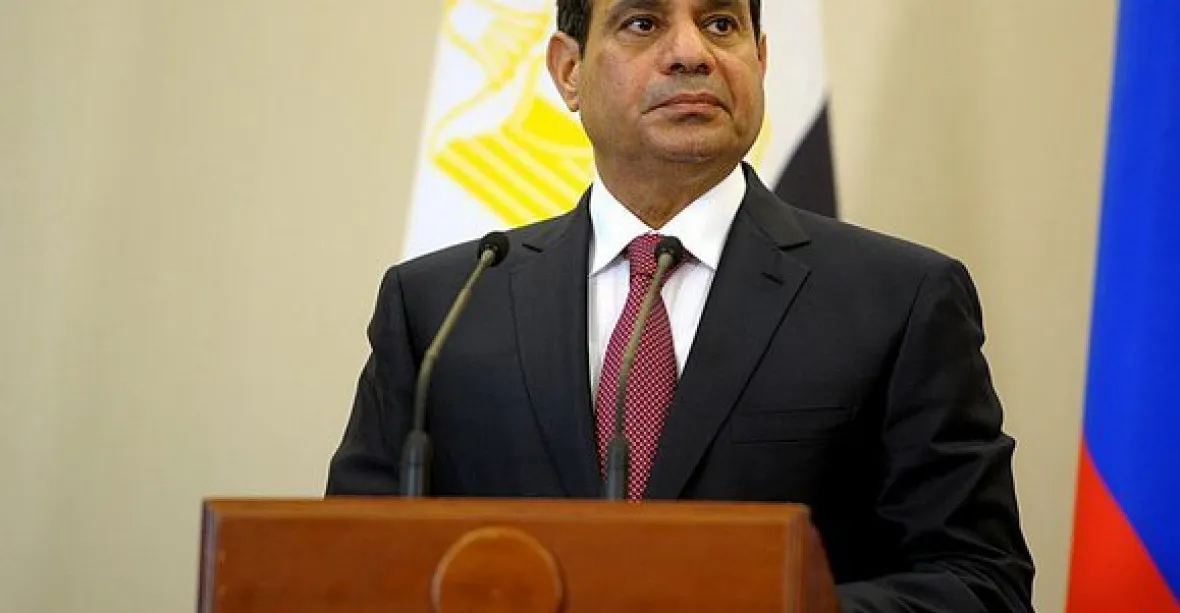 Egyptský prezident chce podpořit boj proti Islámskému státu