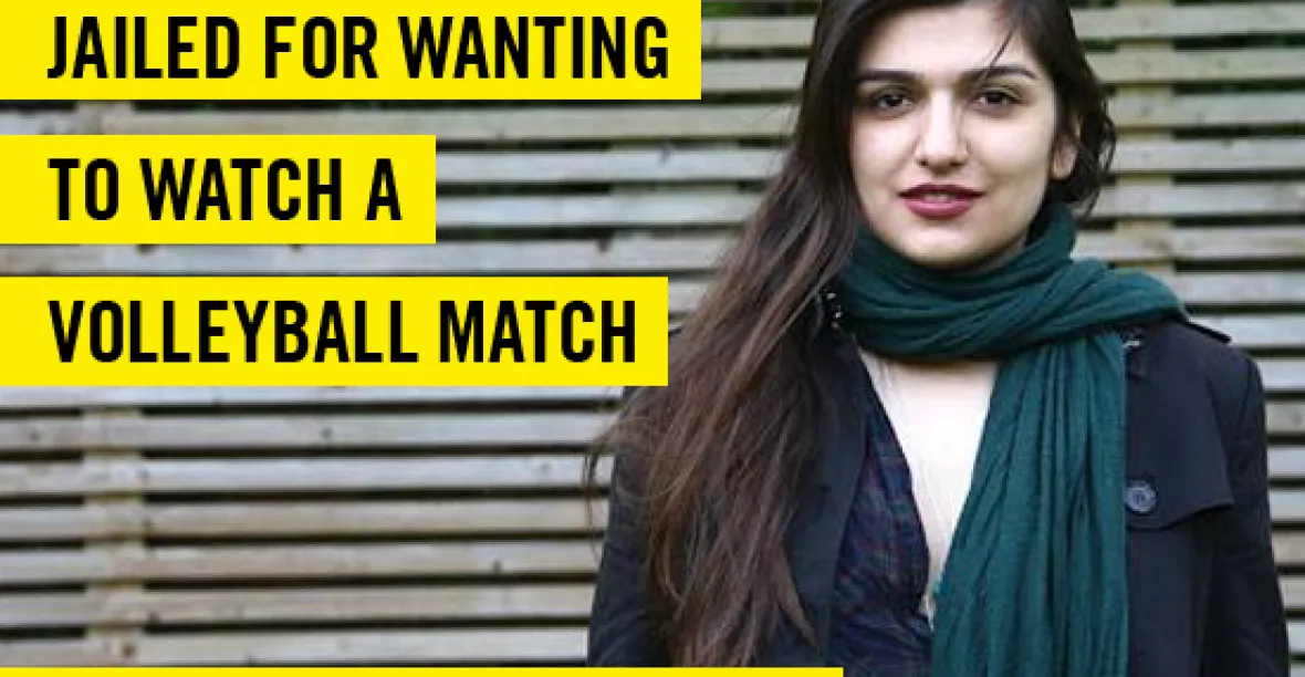 Írán přišel kvůli uvězněné studentce o volejbalový šampionát