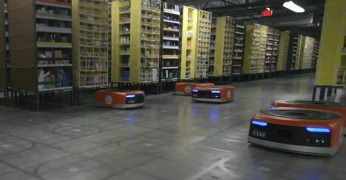 15 tisíc nových robotů v Amazonu ubírá práci lidem
