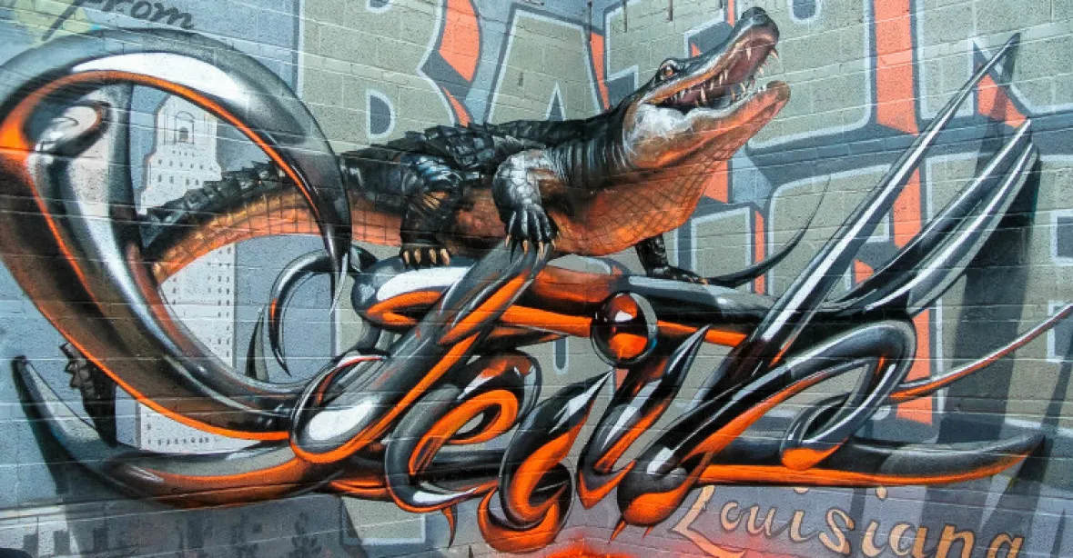 Graffiti, které se vznáší ve vzduchu