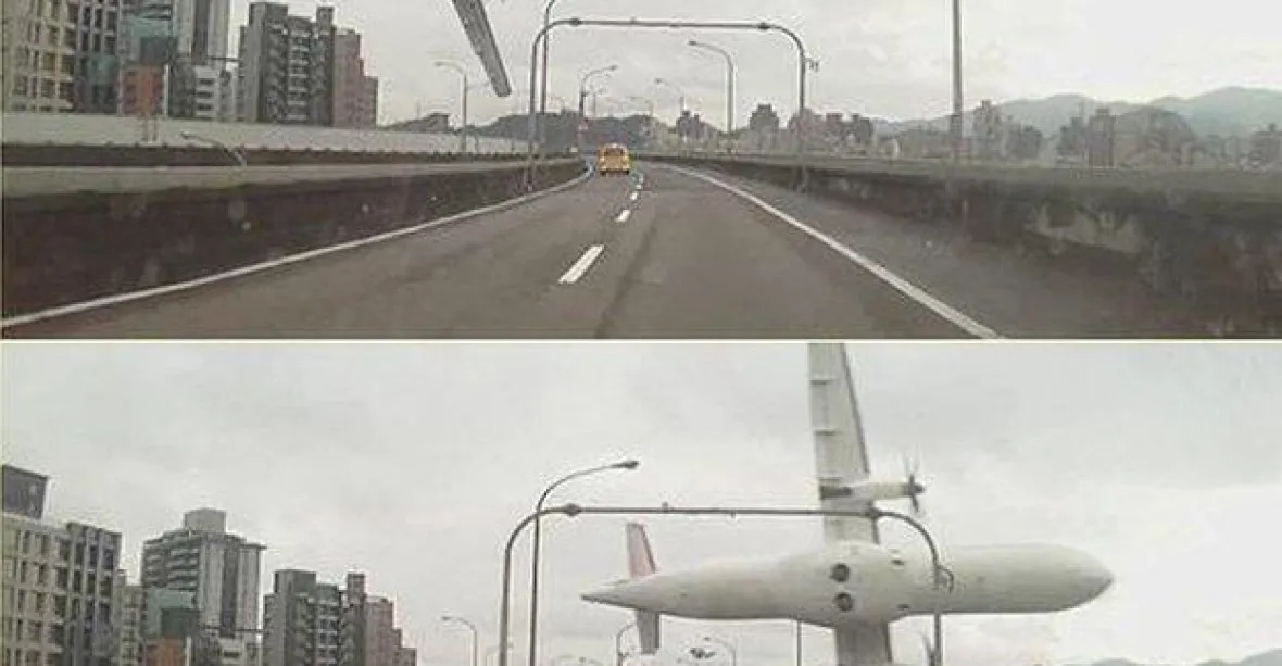 VIDEO: Na Tchaj-wanu spadlo letadlo s 58 lidmi