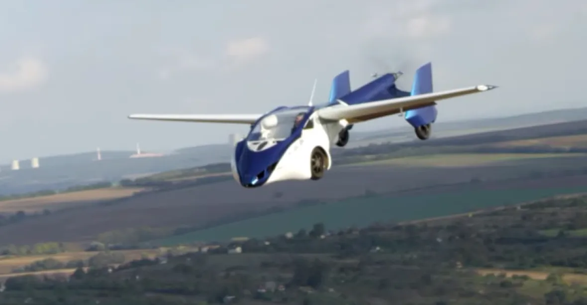 Na Slovensku se zřítil prototyp létajícího auta