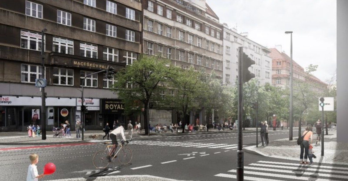 Praha chce kompletně předělat Vinohradskou ulici. Podívejte se