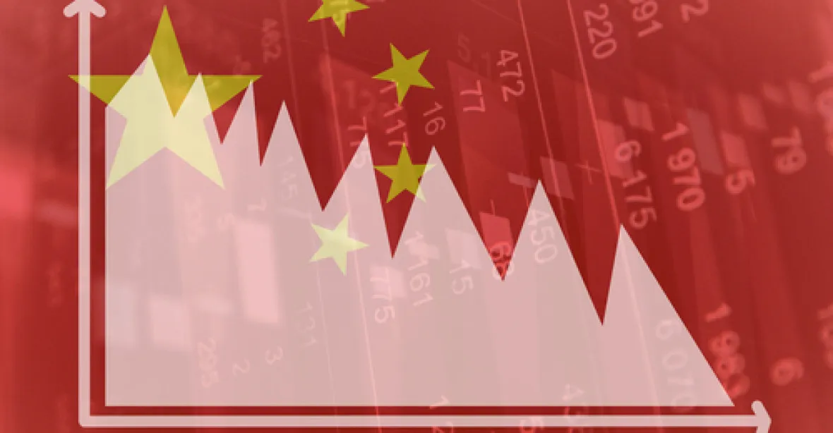 Strmý pád čínských akcií. Největší za osm let