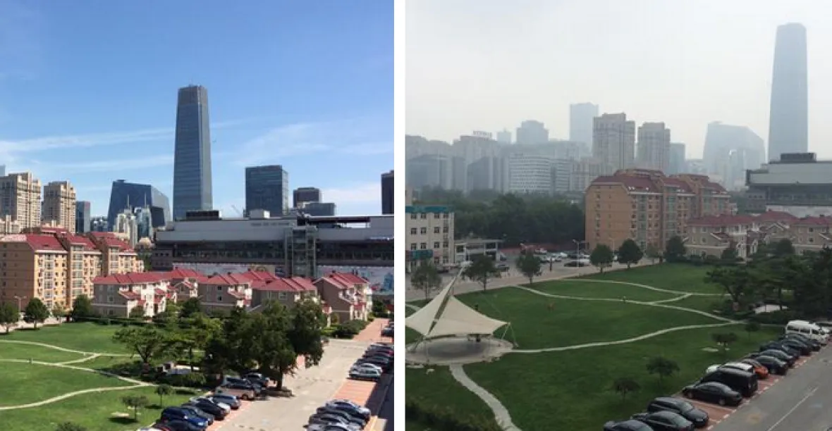 Peking kouzlí s ovzduším. Na přehlídce jasno, pak zase smog