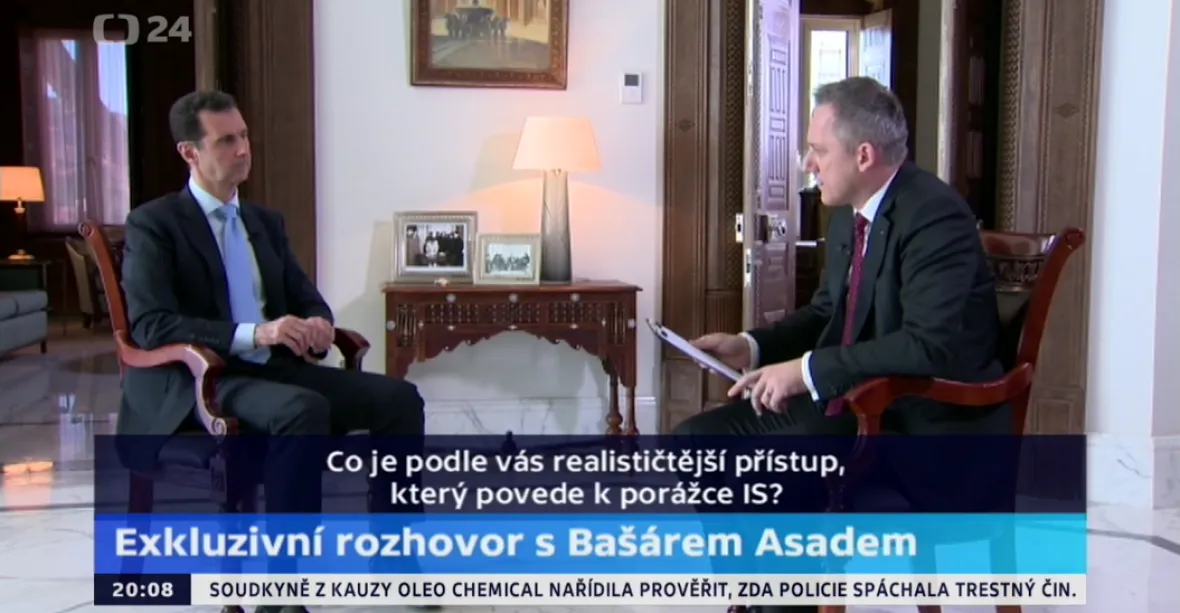 Česká televize jako Asadova poštovní schránka