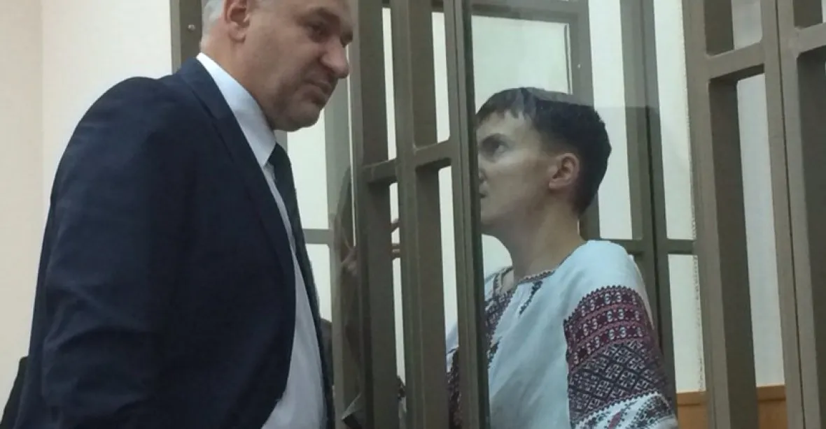 Ruská prokuratura žádá pro letkyni Savčenkovou 23 let vězení