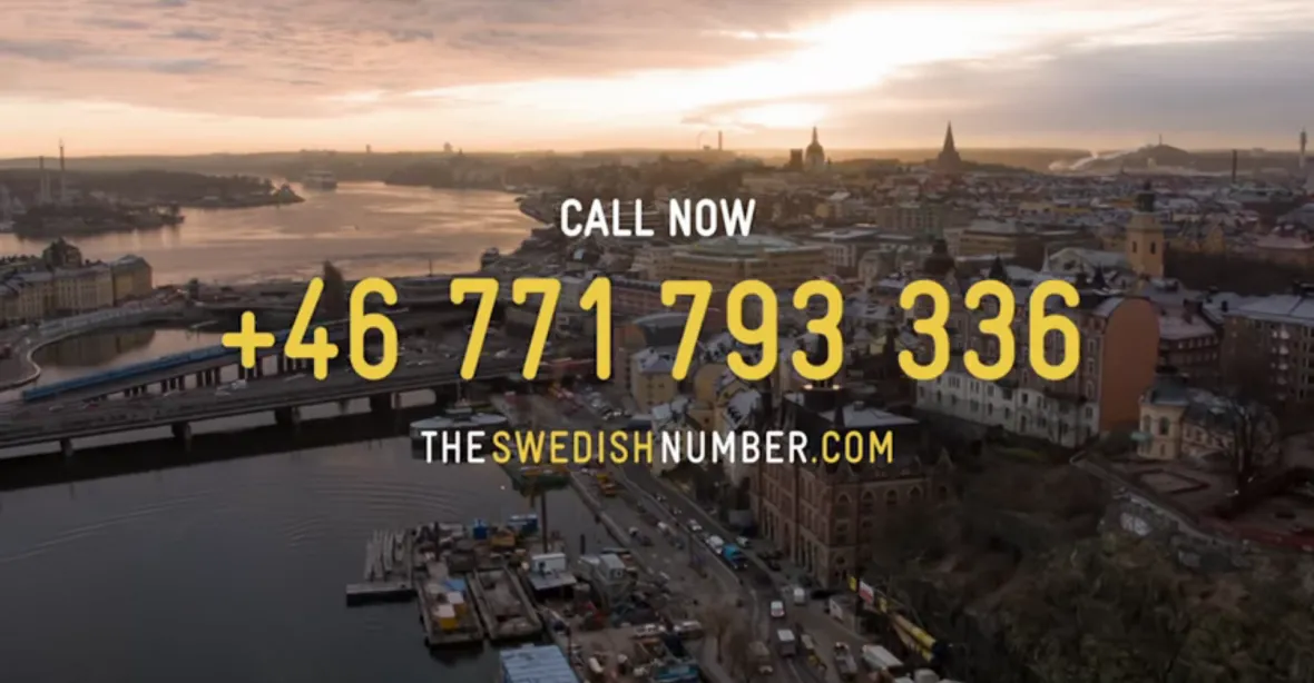 Chcete si popovídat s obyčejným Švédem nebo premiérem? Zavolejte mu!