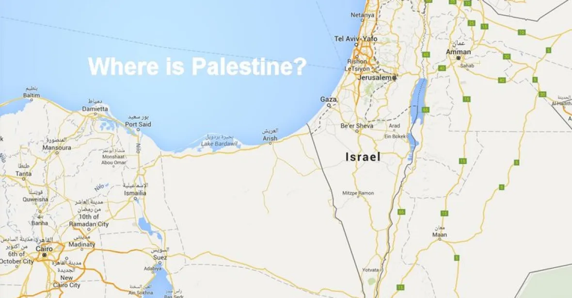 Kde je Palestina? Google ji smazal ze svých map