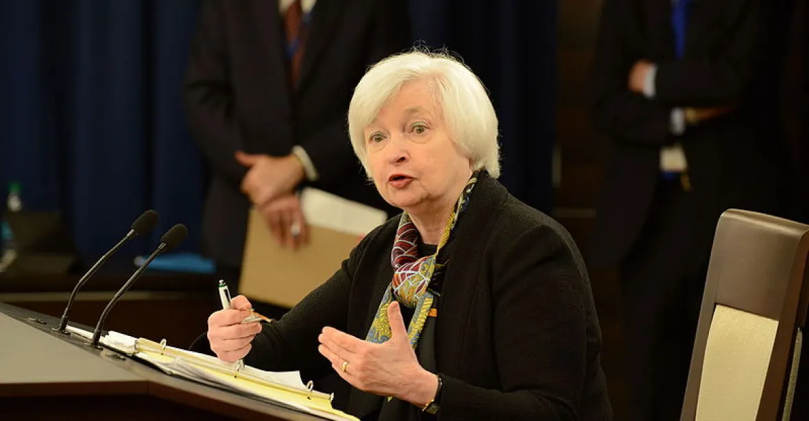 Yellenová: Fed míří ke zvýšení úrokových sazeb