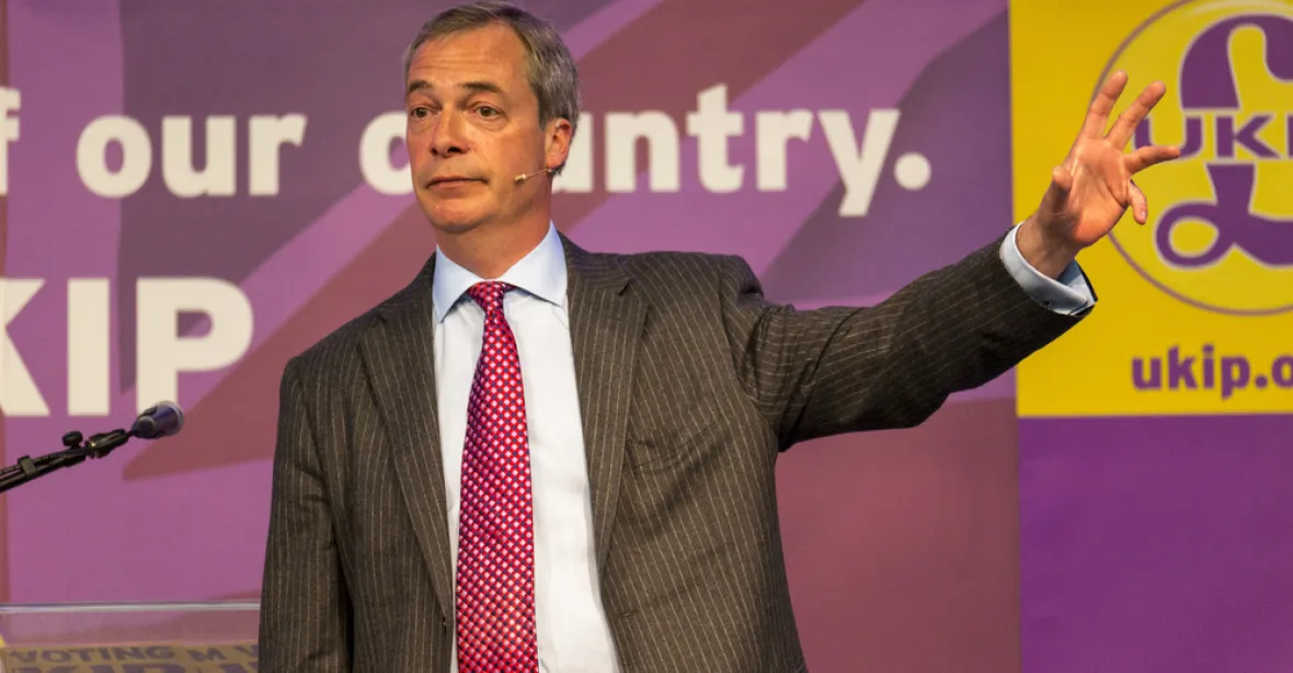 Sliby v kampani za brexit? ‚Mírně nezodpovědné‘, připustil Farage