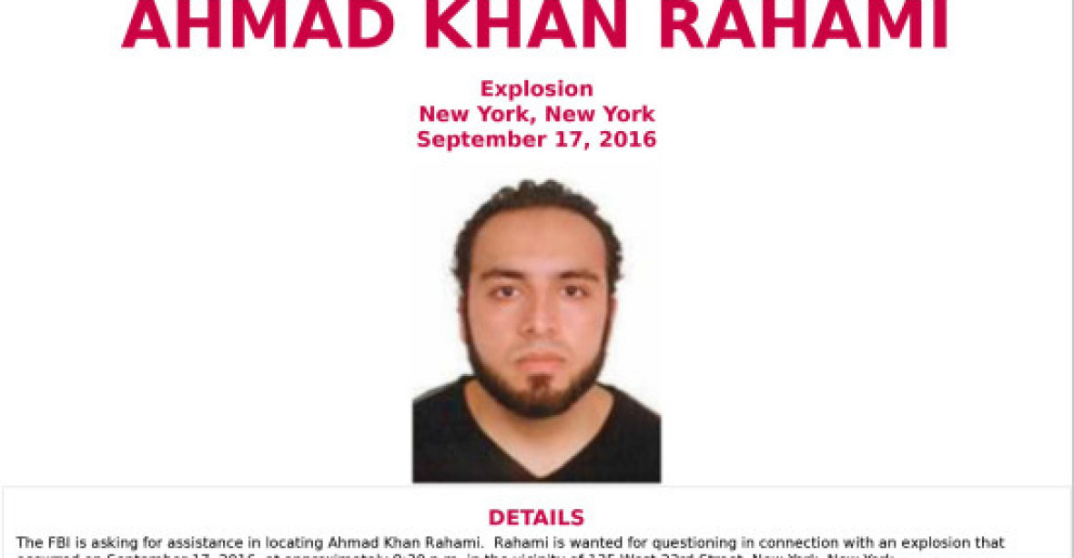 Podezřelého atentátníka z New Yorku po přestřelce zatkla policie