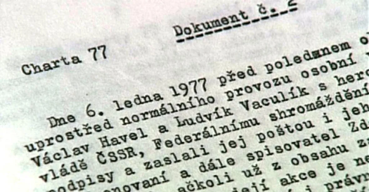 CIA sledovala zrod Charty 77. Havla chtěl režim poslat do Vídně