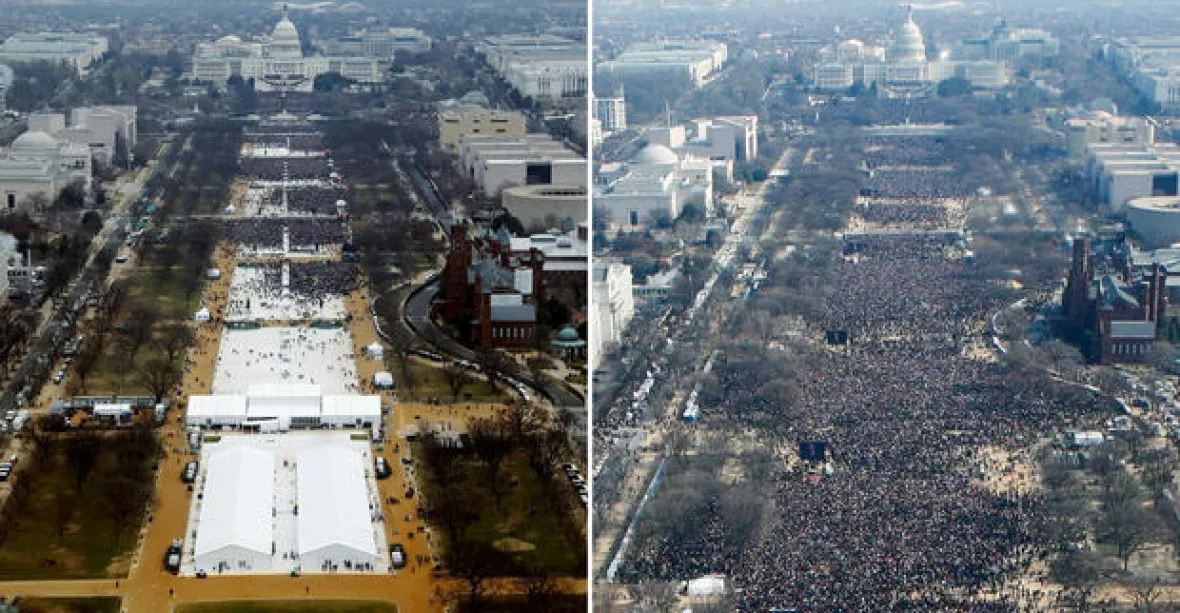 ‚Největší dav v historii‘. Má Trump svého Ovčáčka?