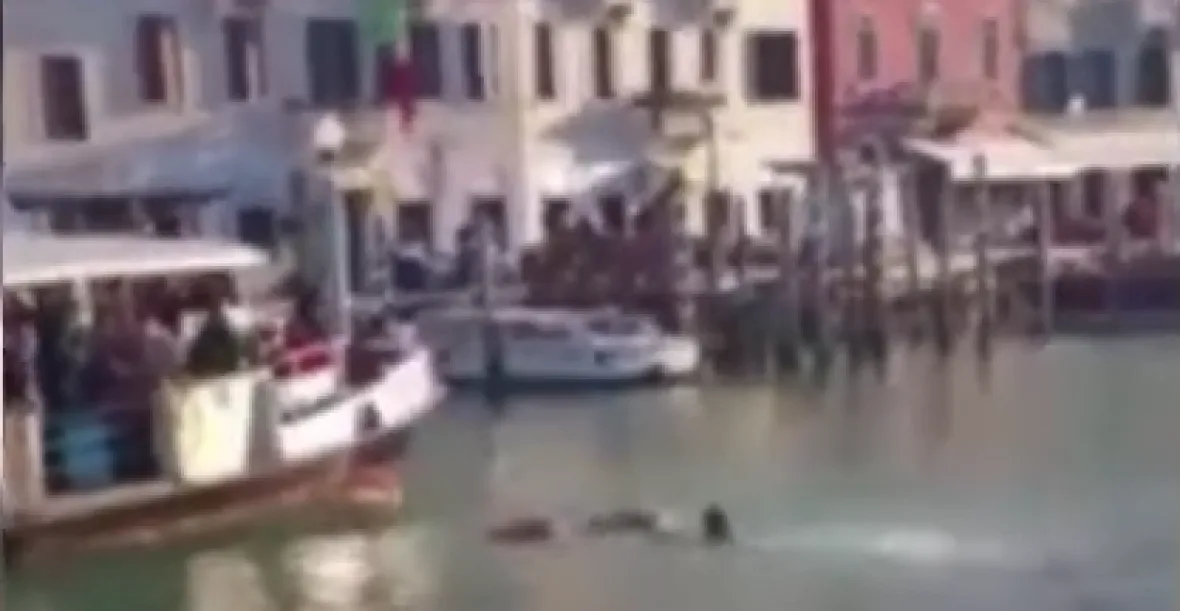 ‚Nechte ho zemřít‘. Lidé v Benátkách si natáčeli topícího se uprchlíka