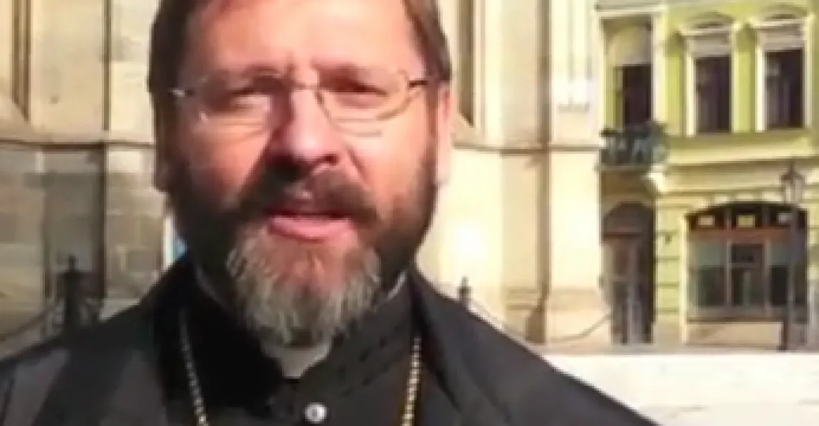 Ukrajinský arcibiskup Ševčuk bude v Praze diskutovat o Majdanu