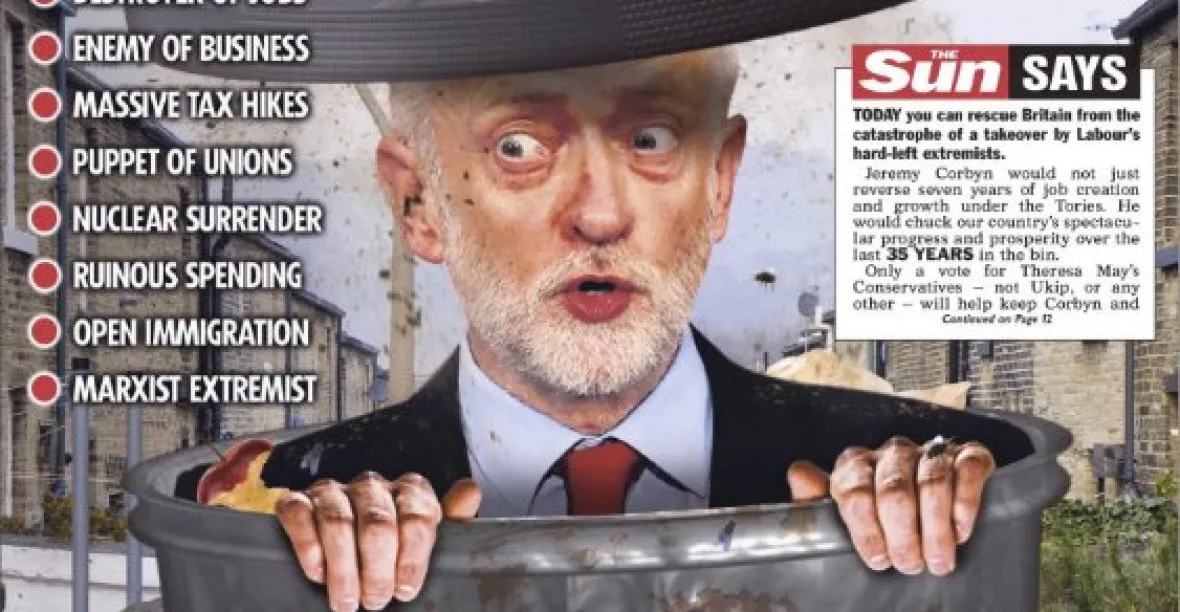 ‚Marxista, loutka, budižkničemu.‘ Britský deník varuje před Corbynem