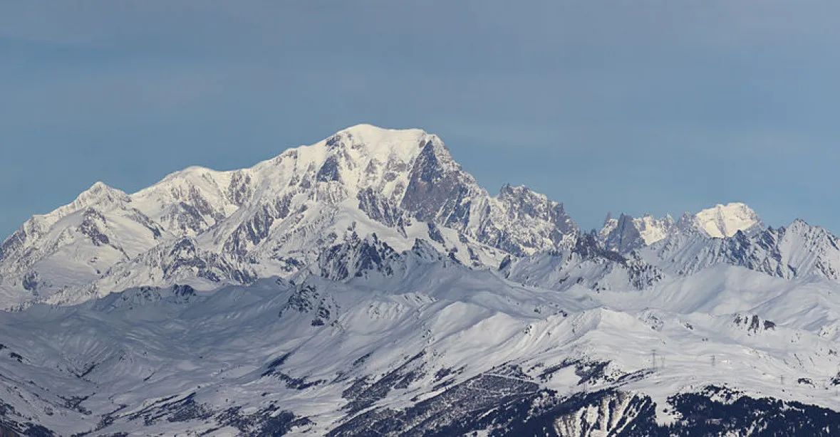 Český turista přišel o život v horském masivu Mont Blanku
