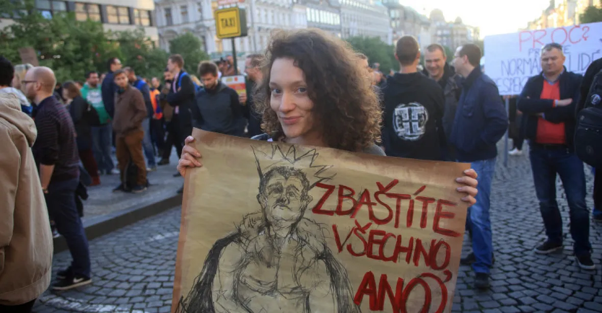 Demonstrace proti vládě Andreje Babiše