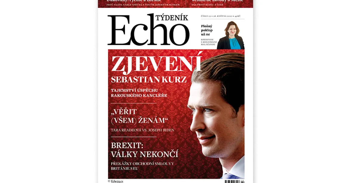 Týdeník Echo: Tajemství mladého kancléře Kurze, proč vláda spěchá s Dukovany a souboj o Měsíc