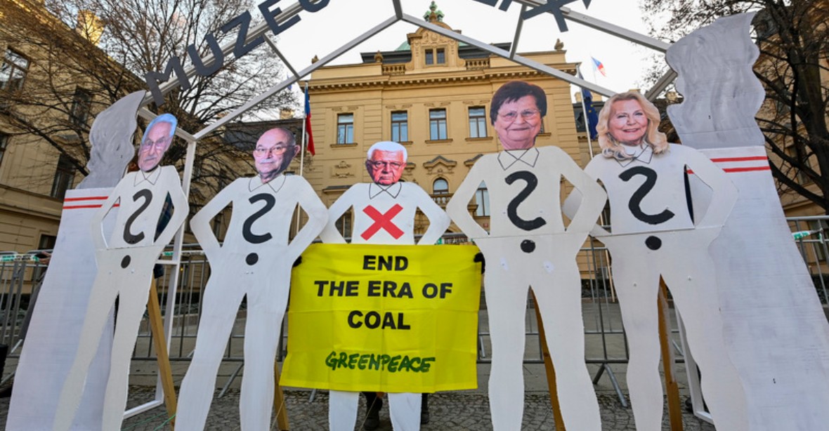 Živě happening: Chce ještě někdo z vlády uhlí?