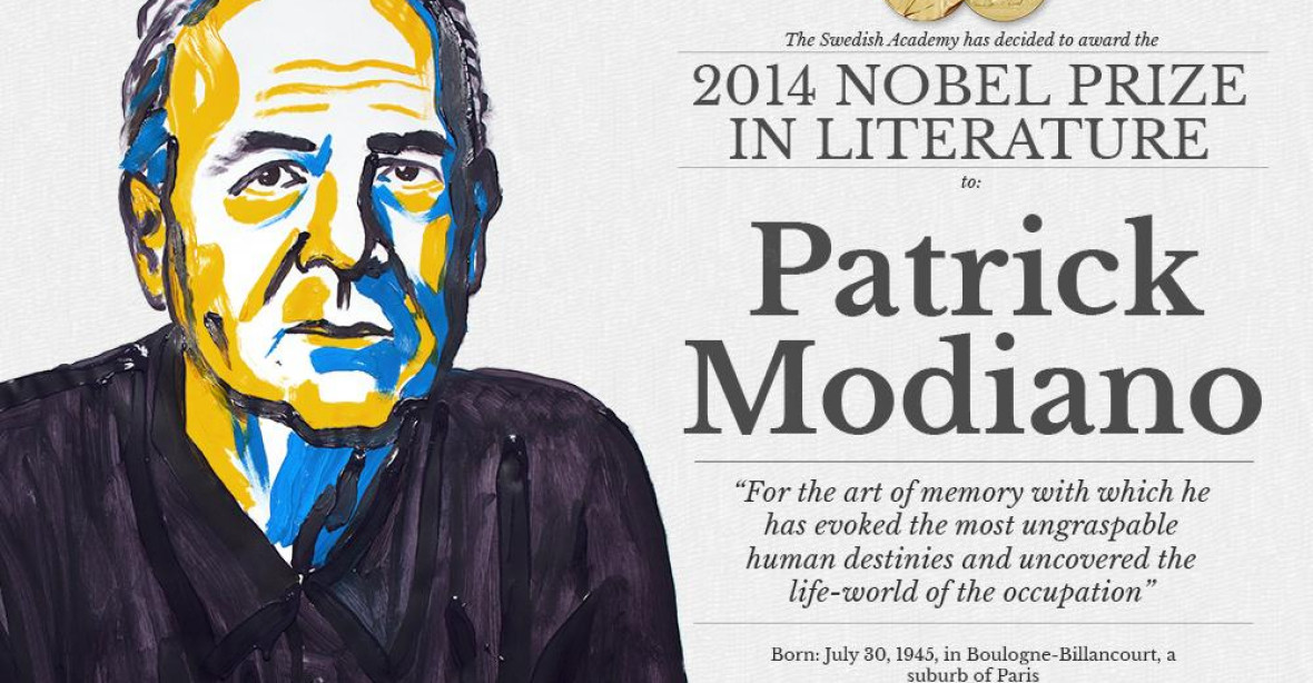 Nobelovu cenu za literaturu získal Francouz Patrick Modiano
