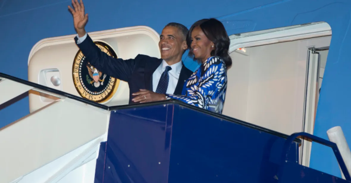 Obamová v Rijádu: nezahalená a podávala ruku mužům