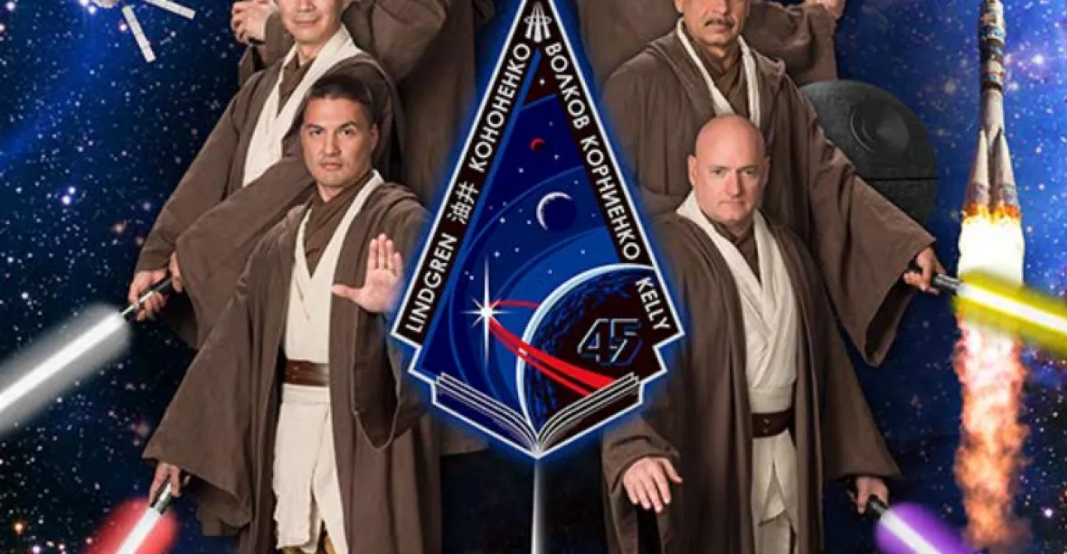 NASA ukázala astronauty jako rytíře Jedi