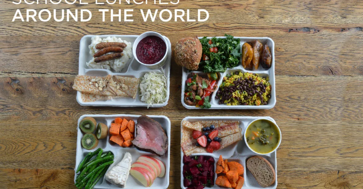 Co nabízí školní jídelny po celém světě