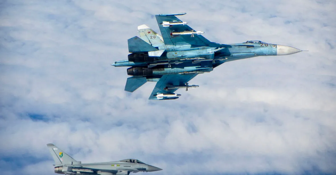 Proti ruským stíhačkám musela vzlétnout letadla NATO