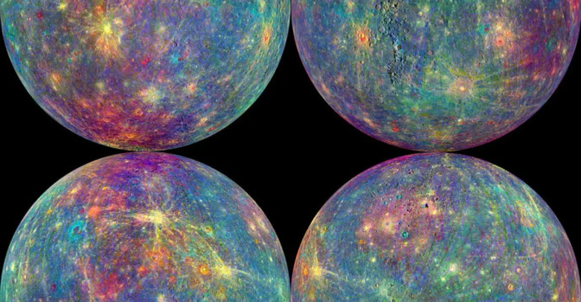 Unikátní snímky Merkuru. Než se na něj zřítí sonda