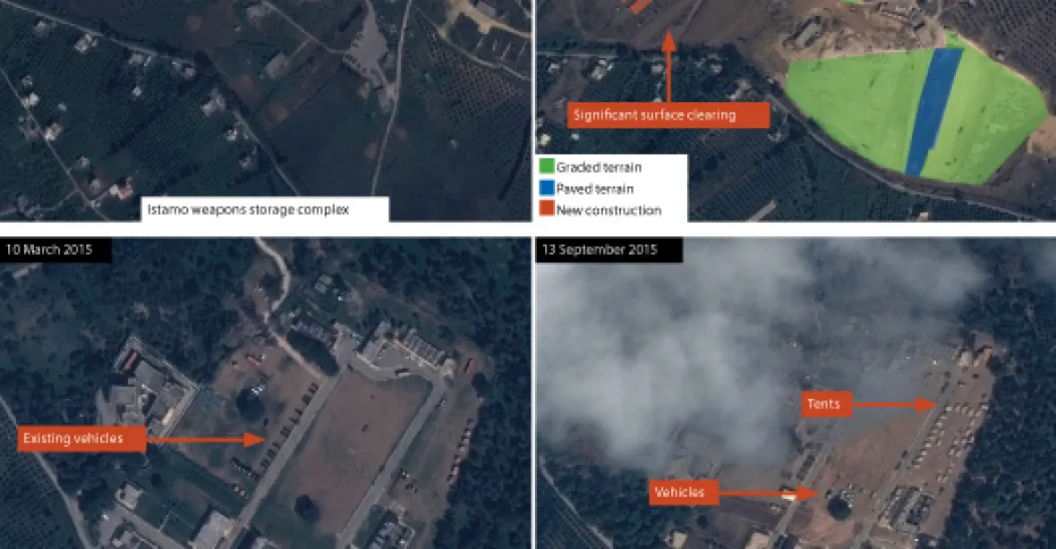 Satelitní snímky: Rusko buduje v Sýrii další základny