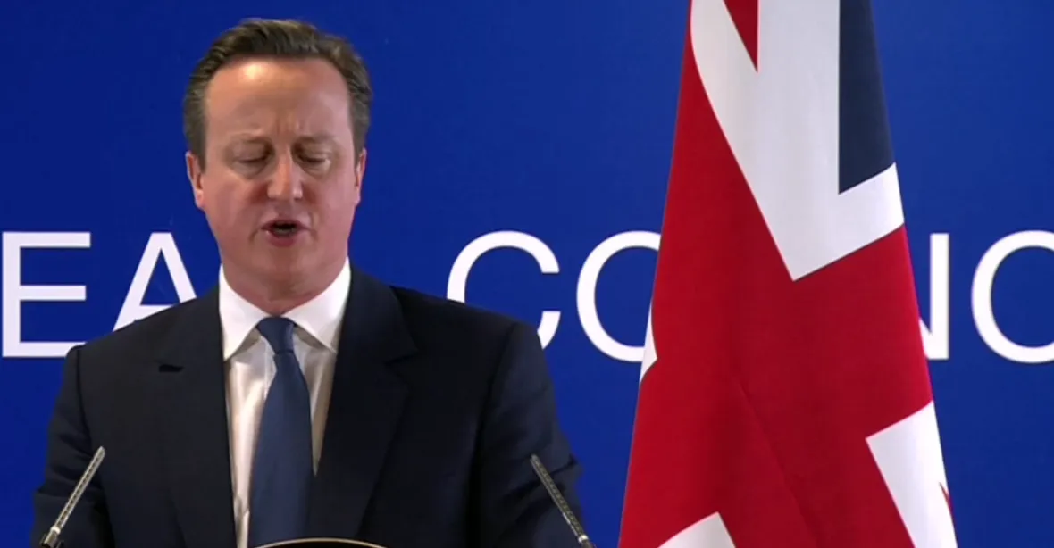 Cameron bude nyní prosazovat setrvání Británie v EU