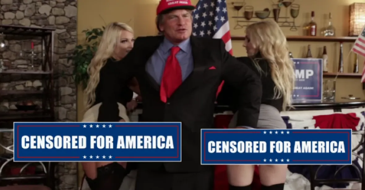 Trump se stane hvězdou pornofilmu Larryho Flynta