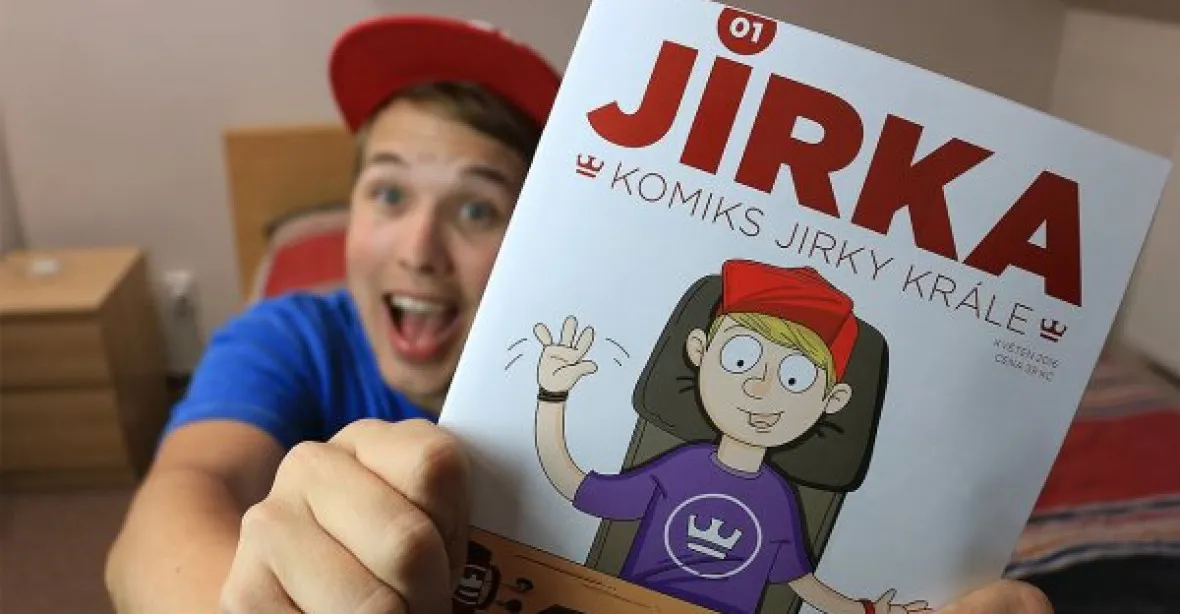 Youtuber Jirka Král vydává vlastní časopis, jde o komiks z jeho života