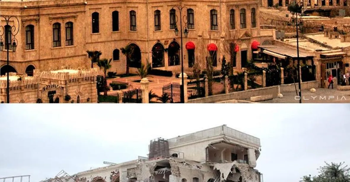 Mrazivé srovnání: Jak občanská válka proměnila syrské Aleppo