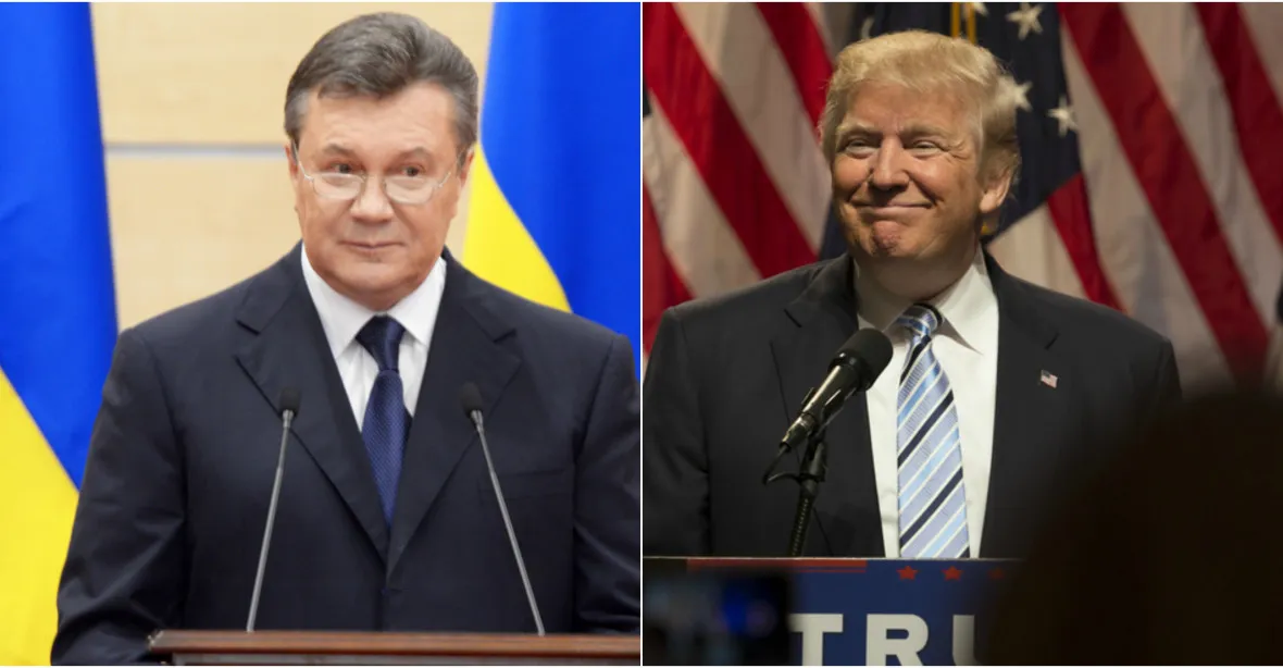 Janukovyč posílal miliony dolarů nynějšímu šéfovi Trumpovy kampaně