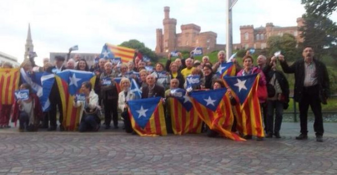 Přes půl milionu Katalánců demonstrovalo za nezávislost