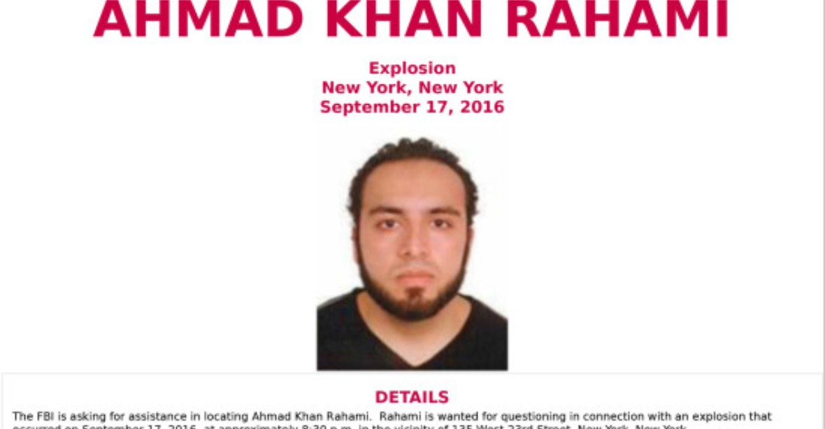 Podezřelého atentátníka z New Yorku po přestřelce zatkla policie