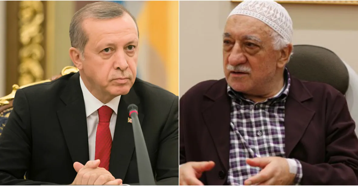 Konec naznačování. Gülen obvinil Erdogana ze zosnování puče