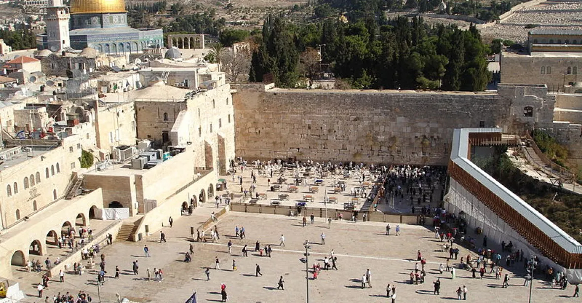 Pobouření v Izraeli: Podle UNESCO není Zeď nářků židovská