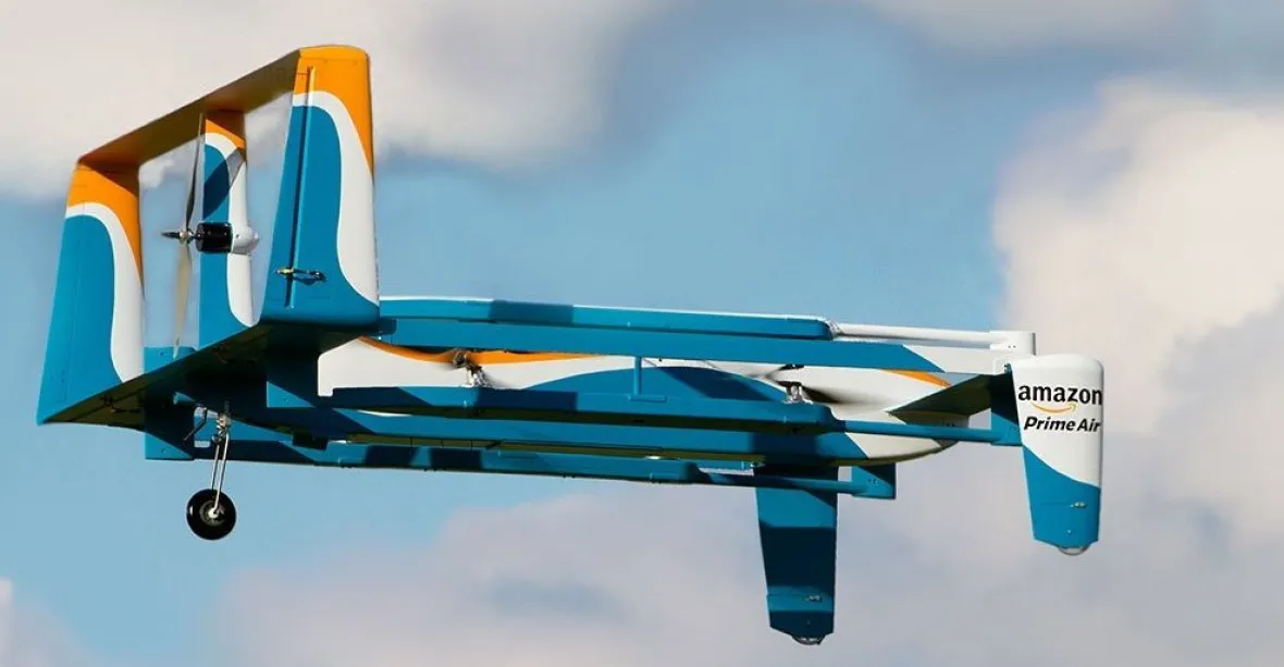 Doručovatelská vize Amazonu: Gigantické drony nad velkými městy