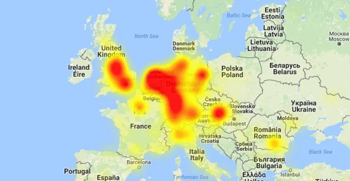 Youtube zlobí. Rozsáhlý výpadek se šíří po celé Evropě