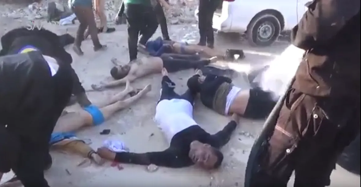 Plyn, který zabíjel v Sýrii, patřil rebelům, tvrdí Rusko