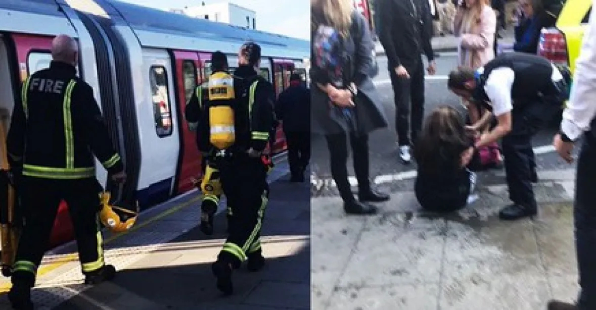 V londýnském metru vybuchla bomba. Nejvyšší stupeň nebezpečí v Británii