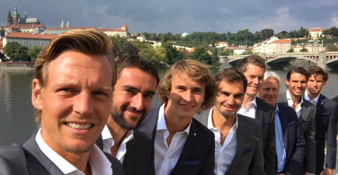 Federer, Nadal, Berdych a spol. Hvězdy tenisu jsou v Praze