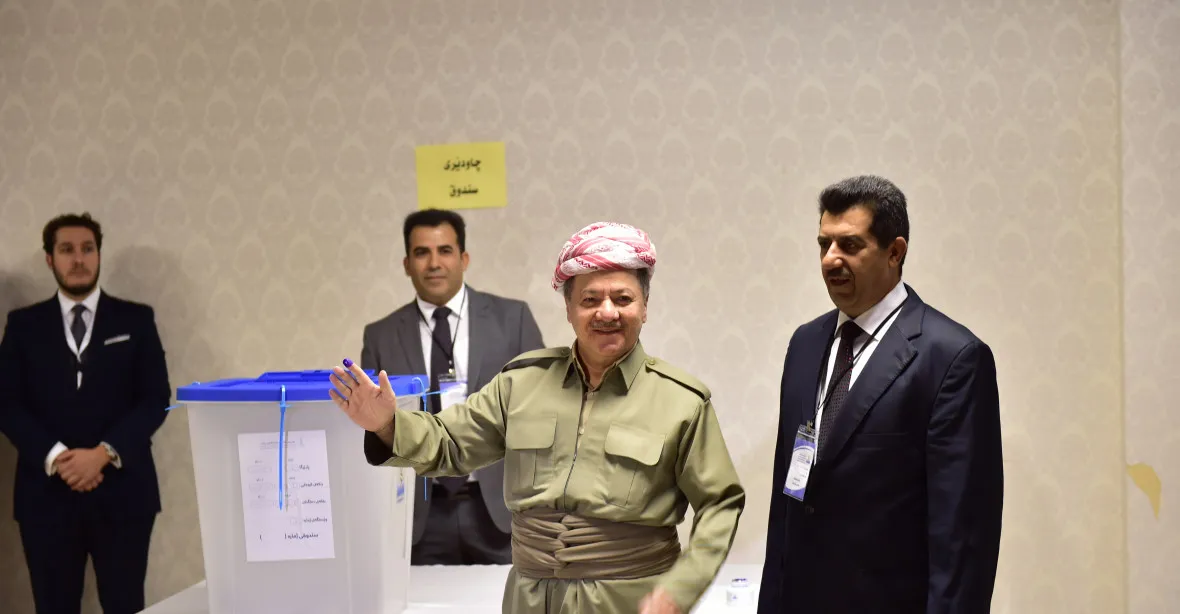 Hlasovat v referendu o nezávislosti iráckých Kurdů přišlo 78 procent voličů