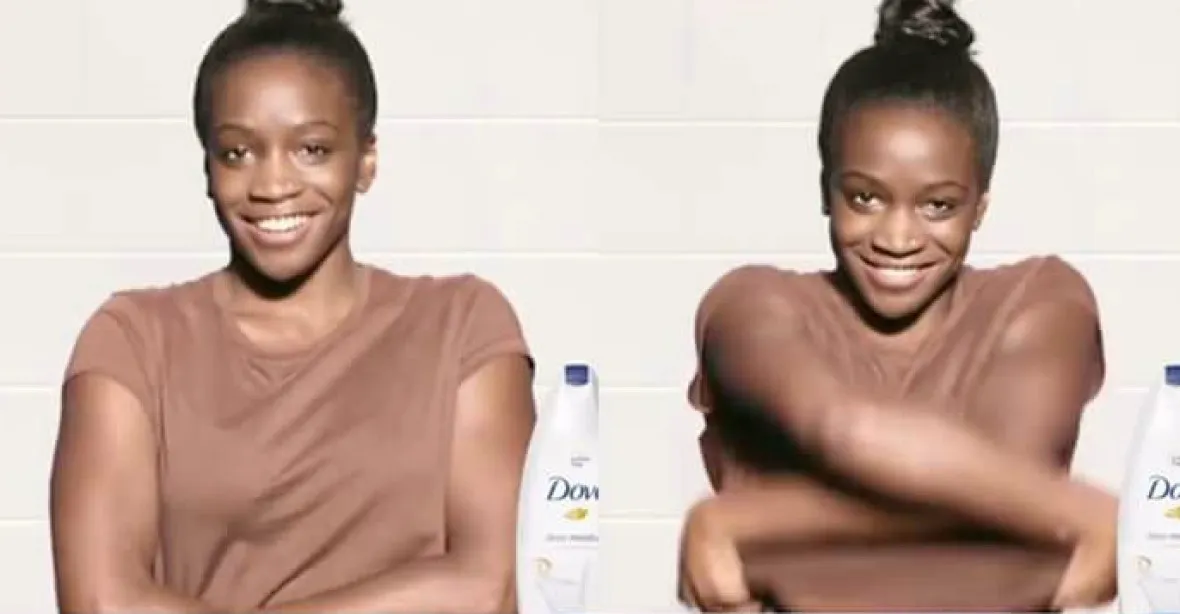 Rasistická reklama s „umytou černoškou“. Firma se musela omluvit
