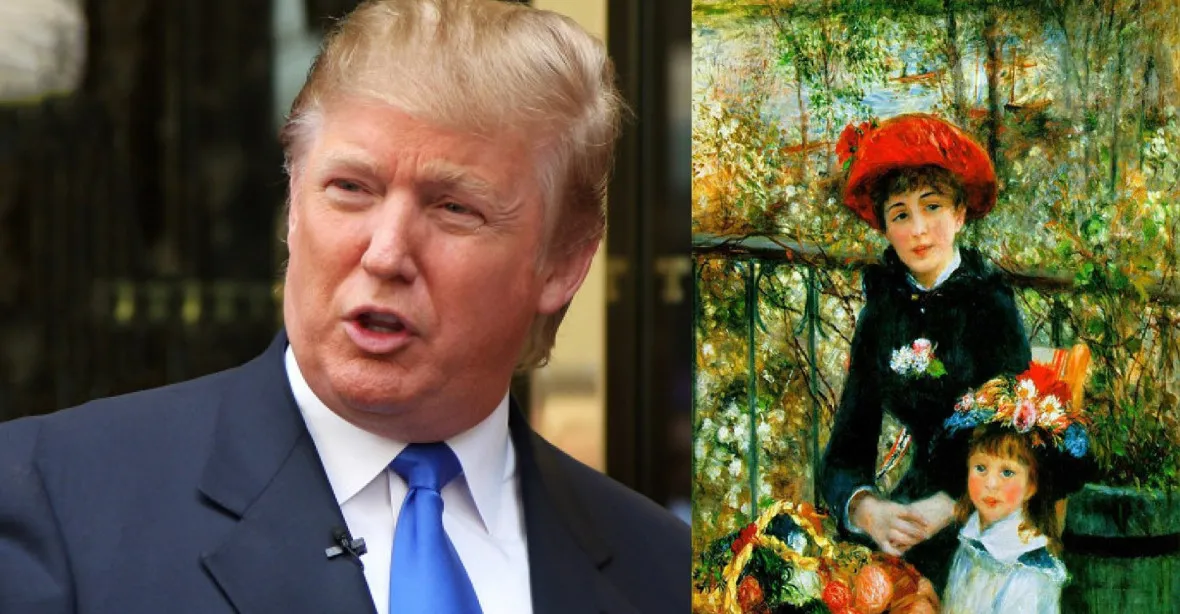 Mám Renoira, tvrdil Trump. Galerie v Chicagu to ale vyvrací
